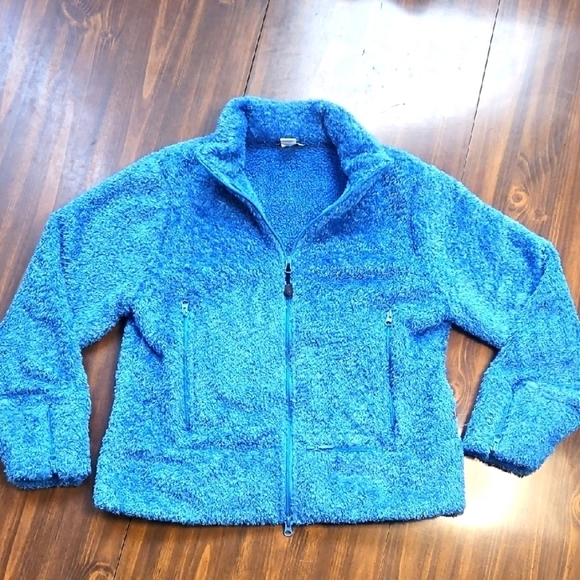 Woolrich Jackets & Blazers - Woolrich Blue Fleece Zip-Up Jacket